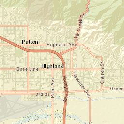 Molino California Street Map