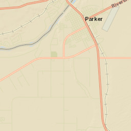 Parker Arizona Street Map