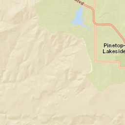 Pinetop-Lakeside Arizona Street Map
