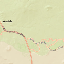 Pinetop Arizona Street Map