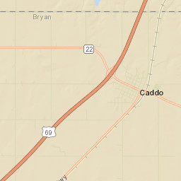 Caddo Street Map