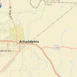 Witherspoon Arkansas Street Map