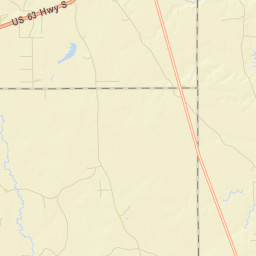 Eunice Arkansas Street Map