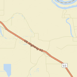 Varner Arkansas Street Map