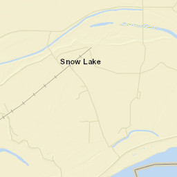 Snow Lake Arkansas Street Map