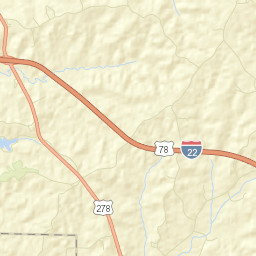 Stinson Alabama Street Map