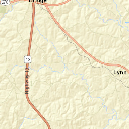 Lynn Alabama Street Map