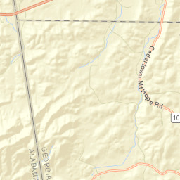 Hanson Alabama Street Map