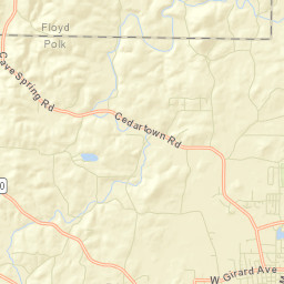 900-980 Mountain Home Road, Cedartown Street Map