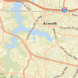 Acworth Street Map