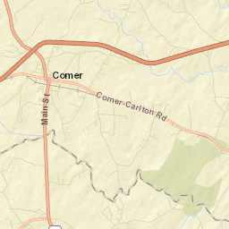 Comer Street Map