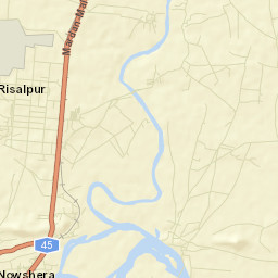 Risalpur Cantonment Street Map