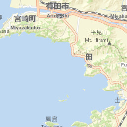 Arida Shi Street Map