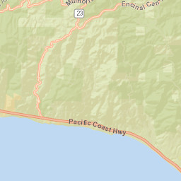 Trancas California Street Map