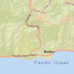 Malibu Bowl California Street Map