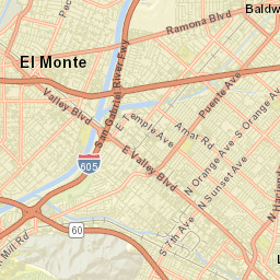 Maxson California Street Map