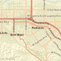 Sunkist California Street Map