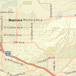 Warner California Street Map