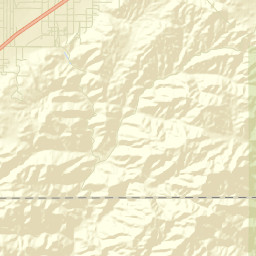 Palm Wells California Street Map