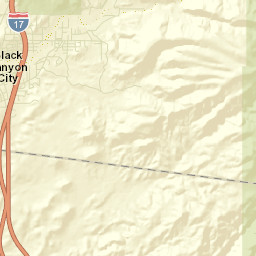 Rock Springs Arizona Street Map