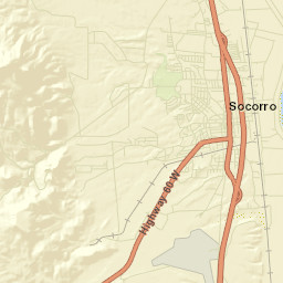 Socorro Street Map
