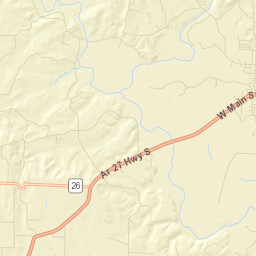 Highland Arkansas Street Map