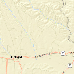 Delight Arkansas Street Map