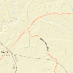 Antoine Arkansas Street Map