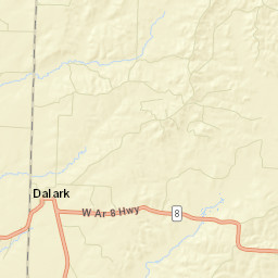 Dalark Arkansas Street Map