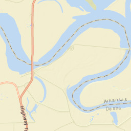 Pendleton Arkansas Street Map