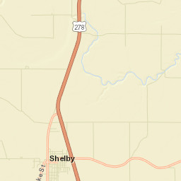 Shelby Street Map