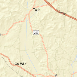 Gu-Win Alabama Street Map