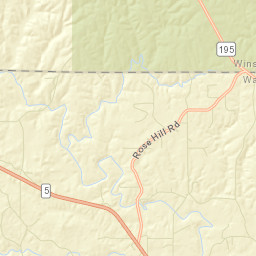 Rosehill Alabama Street Map