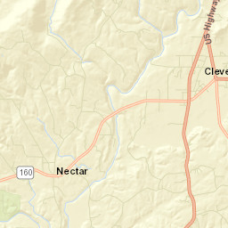 Cleveland Alabama Street Map
