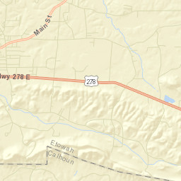 Reaves Alabama Street Map