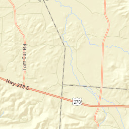 Estes Crossroads Alabama Street Map