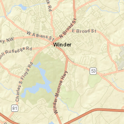 59 North Broad Street, Winder, GA 30680 Street Map