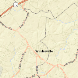Winterville Street Map