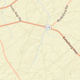 Saluda County Street Map
