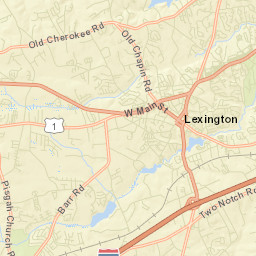 Lexington Street Map