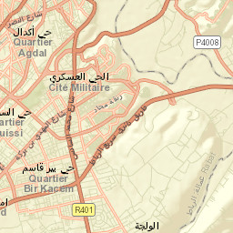 Rabat Street Map