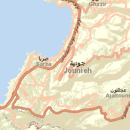 Jounieh Street Map