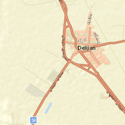 Delijan Street Map