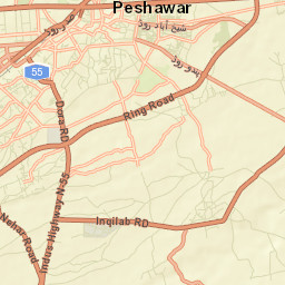 Peshawar Street Map