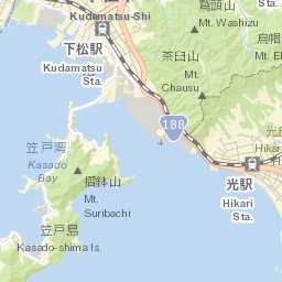 Kudamatsu Street Map