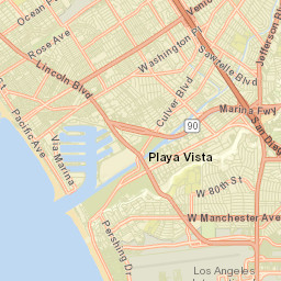 Venice California Street Map