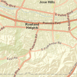 Otterbein California Street Map