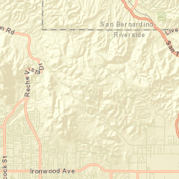 Serrano Heights California Street Map