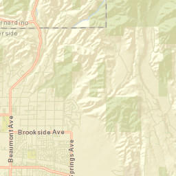 Cherry Valley California Street Map
