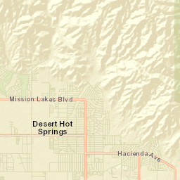 Desert Hot Springs Street Map
